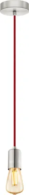 Produktbild von EGLO Pendelleuchte Yorth, 1 flammige Schnurpendel Hängelampe Vintage, Industrial,, Hängeleuchte, Esstischlampe, Wohnzimmerlampe hängend mit E27
