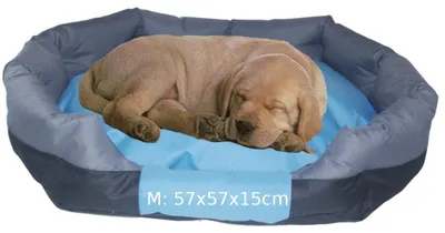 Produktbild von Hundebett TB5049M grau Hundekorb Hundekissen Hundesofa Tierbett Schlafplatz Katzenbett