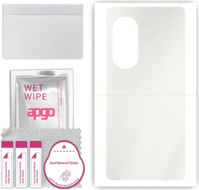 Produktbild von apgo Rückseite Schutzfolie, Matt, kompatibel mit Huawei Nova 10 Youth Edition, Hinten Hydrogel-Displayschutzfolie mit Positionierhilfe, kratzfest, einfache Montage