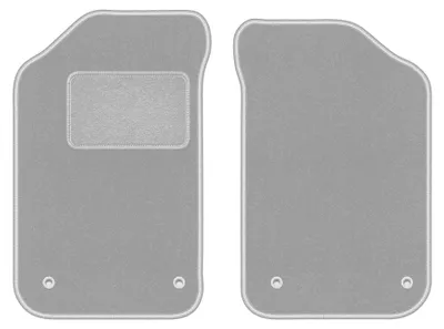 Obrázek produktu pro Velurové autokoberce pro: MG F / TF 2007-2011 (kupé/kabriolet) – sada 4 ks, šedé, na míru – Wielganizator OSLO