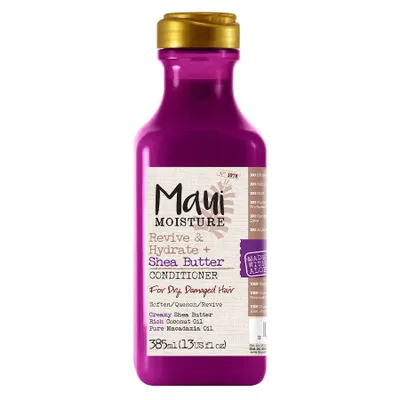 Image de Maui Moisture Revive Hydrate Shea Butter Conditioner pour cheveux secs et abîmés, 385 ml