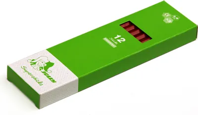 Produktbild von Jolly 3000-0349 Supersticks Buntstifte Kinderfest, karminrot (12er Pack)