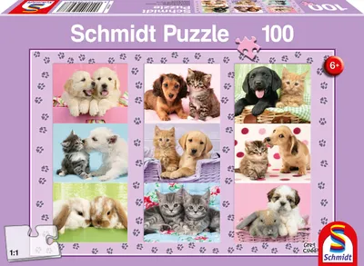 Obrázek produktu pro Schmidt Spiele 4056268, 100 kusů, Zvířata, 6 rok/roky