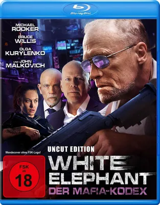 Produktbild von Plaion Pictures White Elephant - Der Mafia-Kodex, Film, Blu-ray, 92 min, White Elephant, 2.39:1, Bruce Willis, John Malkovich, Michael Rooker, Olga Kurylenko, Lincoln Brown u.a.