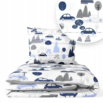 Produktbild von Ankras Kinderbettwäsche 160x100cm Cars Motiv 2-teilig