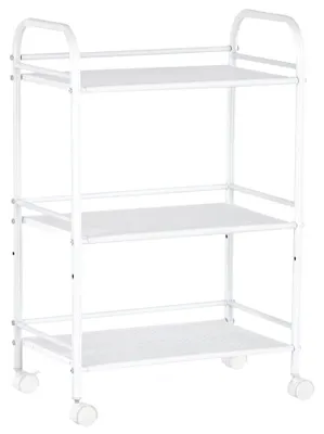 Produktbild von Kosmetikwagen Calissimo schwarz Metall 3 Ablagen 50x32x75 cm