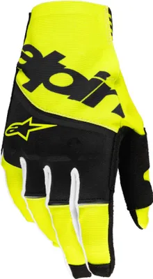 Image de Gants TECHSTAR, ALPINESTARS (noir/jaune fluo, taille XL)