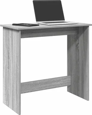 Produktbild von "2026 Aktion"Schreibtisch - elegantes Design - Computertisch/Bürotisch - Grau Sonoma 80x40x75cm Holzwerkstoff NEU974379 - Schreibtische