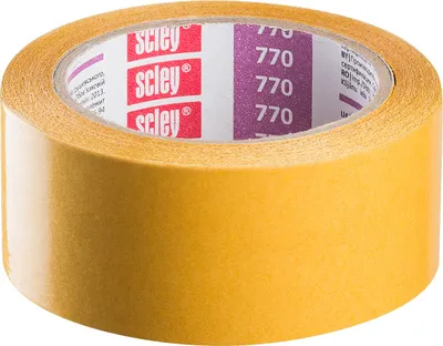Produktbild von Scley Doppelseitiges Band 38 mm x 10 m „Serie 770" Doppelseitiges Klebeband