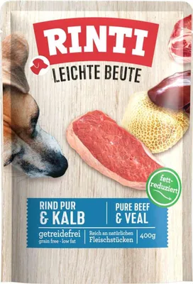 Produktbild von RINTI Leichte Beute Rind Pur + Kalb 400 g