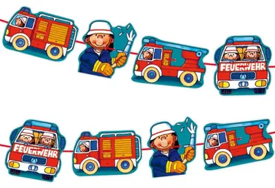 Produktbild von Girlande Feuerwehr Benny Brandmeister
