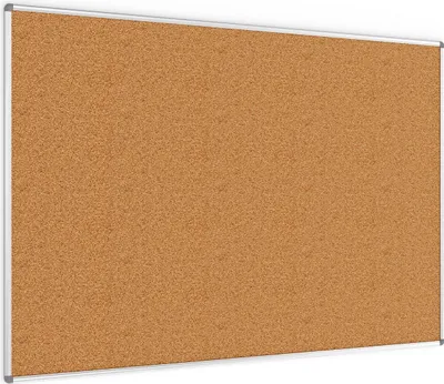 Immagine prodotto di Bacheca in sughero (cornice in alluminio) 180x120 cm