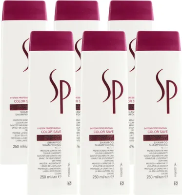 Produktbild von Wella SP Color Save 6 x 250 ml Shampoo Set
