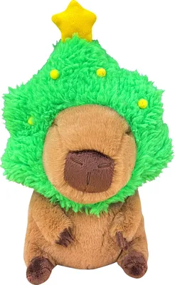 Produktbild von Capybara Plüschfigur Capybara with Christmas Tree 32 cm