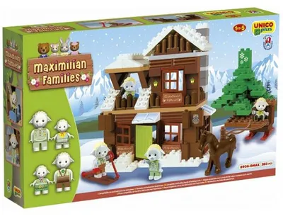 Image de Refuge de montagne maximilian families 203 pieces - unico plus - 8936 - jeu de construction