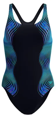 Obrázek produktu pro Dámské plavky Speedo Medalist s digitálním potiskem, barva: černá, velikost: 36
