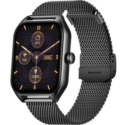 Image de SmartWatch unisexe Rubicon RNCF03 - Conversations Bluetooth, toujours exposées (SR049G)