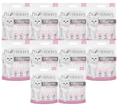 Zdjęcie produktu dla Żwirek dla kota Micro BabyPowder DIAMENTIQ niezbrylający 10x3,8L