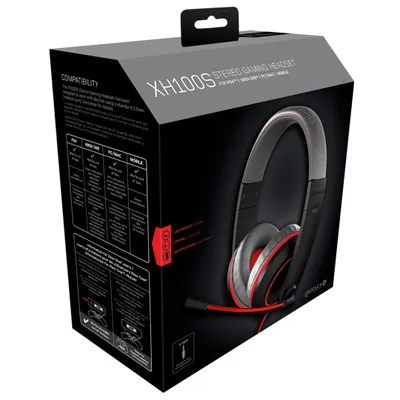 Obrázek produktu pro Gioteck XH100S, Kabel, Hraní, 20 - 20000 Hz, 200 g, Sluchátka s mikrofonem, Modrá, Červená