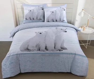 Produktbild von Flanel-Bezug 240 x 220 cm mit 2 Kissenüberwurflingen aus 100% Baumwolle