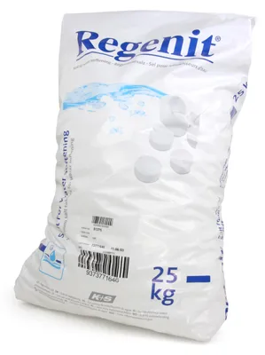Produktbild von Regenit Siedesalztabletten, gemäß EN 973 Typ | Sack (25 kg)