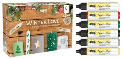 Immagine prodotto di KREUL 49759 Penna per candela KREUL "Winter Love", set da 6 pezzi