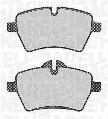 Produktbild von MAGNETI MARELLI Bremsbeläge Satz Vorne Bremsklötze für MINI Schrägheck (R56) 363916060619
