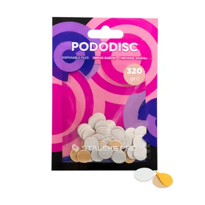 Obrázok produktu pre PODODISC STALEKS PRO XS 320 náhradné podložky so zrnitosťou (50 kusov) biela