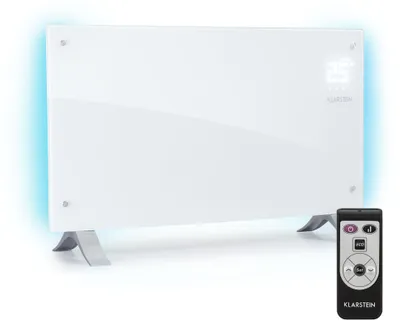 Obrázok produktu pre Klarstein Elektrický ohrievač, konvektorový ohrievač voľne stojaci alebo na stenu, energeticky úsporný mobilný elektrický ohrievač, tichý elektrický ohrievač, voľne stojaci elektrický ohrievač s termostatom, 2000 W
