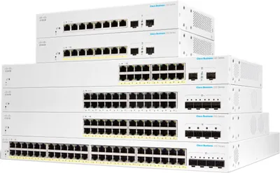 Immagine prodotto di Switch Cisco Business serie 220 Smart con 8 porte 10/100/1000 PoE+
