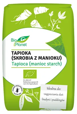 TAPIOKA (SKROBIA Z MANIOKU) BEZGLUTENOWA BIO 400 g - BIO PLANET