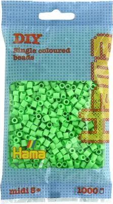 Image de HAMA perles vert pastel 1000pcs, 1sachet