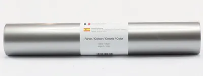 Produktbild von Kreativplotter Vinylfolie glänzend SILVER 30,5x300 cm