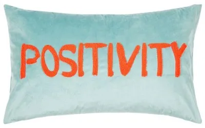 Produktbild von pad Kissenhülle Letters Positivity Orange Light Mint (35x60cm)