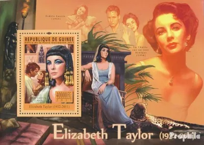 Produktbild von Briefmarken Guinea 2011 Mi Block 1954 (kompl. Ausgabe) postfrisch Elizabeth Taylor (1932-2011)