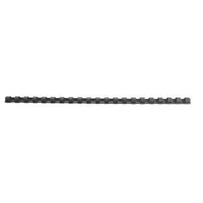 Produktbild von GBC CombBind Plastikbinderücken, schwarz, 12mm (100), Schwarz, 95 Blätter, Polyvinylchlorid (PVC), A4, 1,2 cm, 550 g