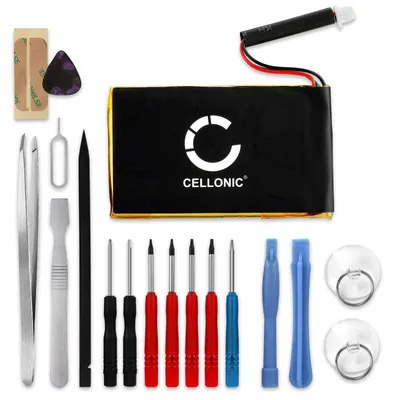 Image de CELLONIC 1x Batterie pour GPS / Navigation Compatible avec Garmin nüvi 255, Edge 705, Nüvi 200, 010-00621-10 - (1250mAh, 3.7V) + kit d'outils