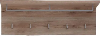 Produktbild von trendteam Garderobe Wandboard Malea Eiche San Remo Hell NB/ 88 x 29 x 27 cm
