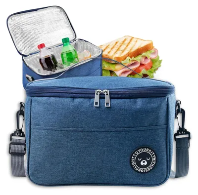 Image de EDIBAZZAR | Boîte à lunch Sac de plage Petit déjeuner Grande isolation thermique des aliments Pique-nique