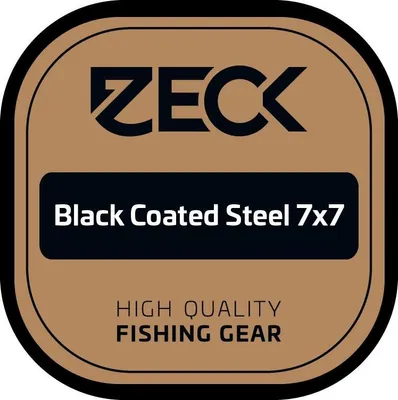 Produktbild von Zeck Fishing Black Coated Steel 7x7 10 m 9 kg