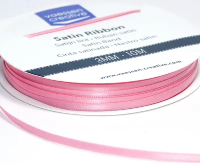 Produktbild von Vaessen Creative | Satinband 3mmx10m Hell Rosa