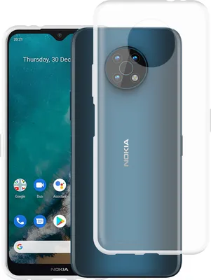 Image de Cazy Coque compatible avec Nokia G50 Coque en Silicone - Coque Flexible - Transparant