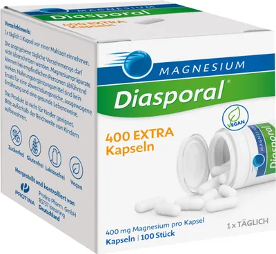 Produktbild von MAGNESIUM DIASPORAL 400 Extra Kapseln 180St PZN 10192609