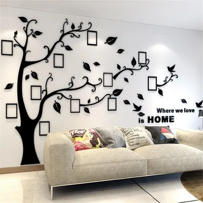 Produktbild von Muursticker 3D Boom – Wanddekoration für Wohnzimmer – Wanddekoration für Schlafzimmer – Acryl-Wandsticker – Wohnraumdekoration – Größe S: 138x100 cm