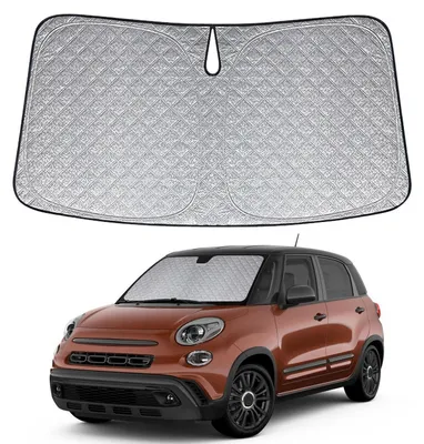 Produktbild von Frontscheiben Sonnenschutz für Fiat 500L 2012-2022, faltbare Windschutzscheibenabdeckung, UV-Schutz