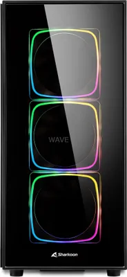 Image de Sharkoon TG6 RGB Midi Tower Noir