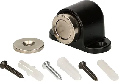 Obrázok produktu pre KOTARBAU® Magnetická zarážka na dvere na uzamykanie dverí čierna