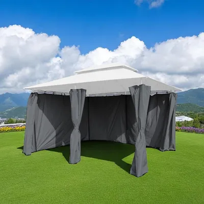 Produktbild von Solidchoice – Set mit 2 wasserdichten Seitenteilen für Pavillon – 400 cm und 300 cm