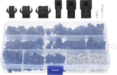 Zdjęcie produktu dla 480 sztuk 2,54 Mm Złącza męskie żeńskie zaciskane zaciski pinowe Drut Lustro Kabel Pin Header Plug