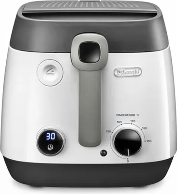Produktbild von Delonghi FS6067 Fritteuse, Kunststoffgehäuse, herausnehmbarer 2,4 l Ölbehälter, Coolwall, Timer